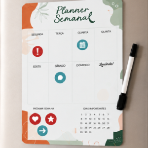 Planner Magnético Semanal A4